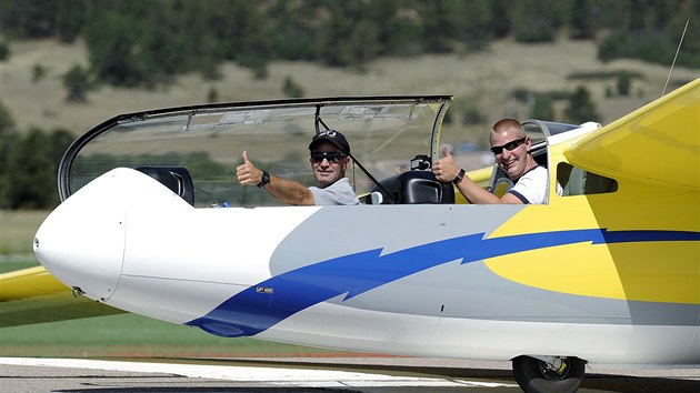 Cvin kluzk TG-10B Merlin (L-23 Super Blank) slouil v USAFA (United States Air Force Academy).