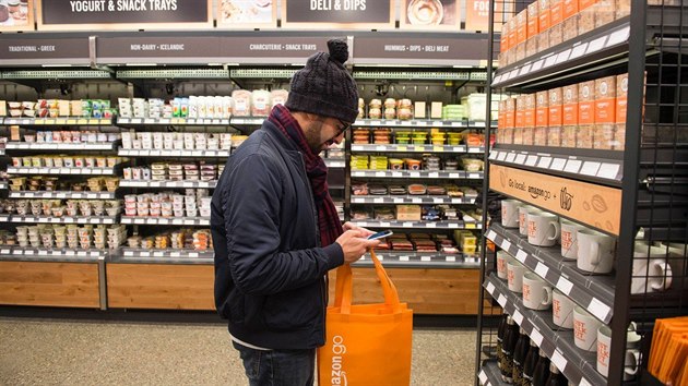 Obchod Amazon Go v americkm Seattlu