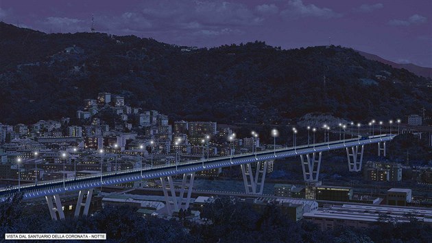 Vizualizace, jak by mohl vypadat nov most v italskm Janov