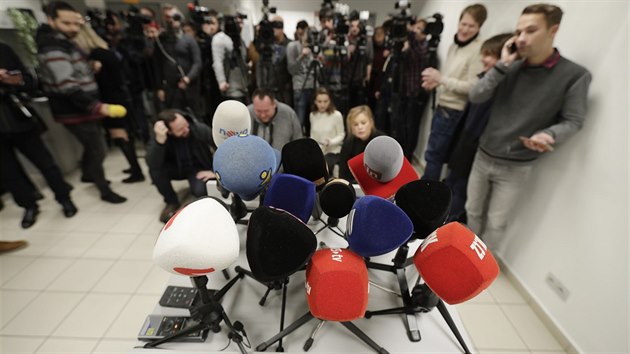 Tiskov� konference Policie �R k posunu v kauze �ap� hn�zdo (16. listopadu 2018)