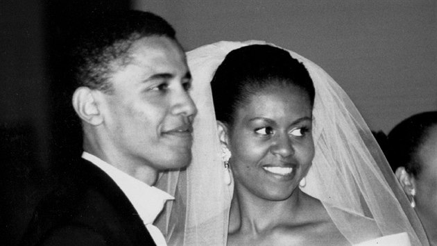 Z knihy Mj pbh (svatba Michelle a Baracka Obamovch)