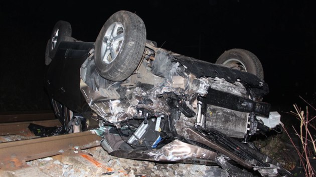 Nehoda osobnho auta u Hradan v okrese Brno-venkov