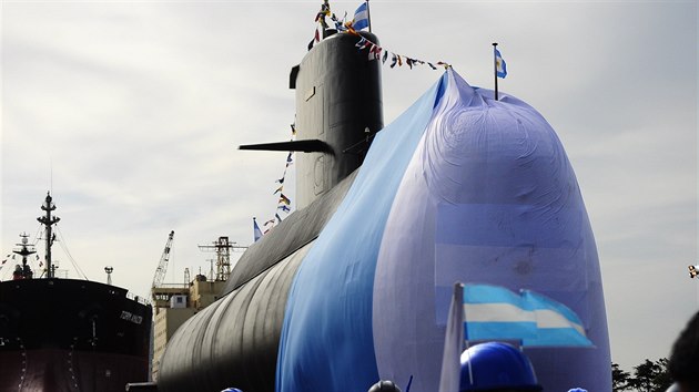 Zmizelá argentinská ponorka San Juan na starší fotce z roku 2011