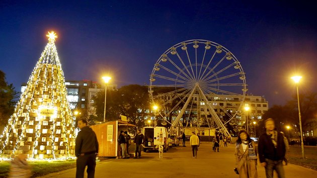 Dominantou letošních vánočních trhů bude ruské kolo na Moravském náměstí.