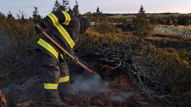 Hasii likvidovali posledn ohniska poru jet v nedli dopoledne.