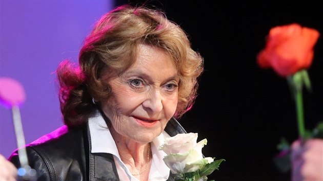 Yvetta Simonová na koncertě ke svým 90. narozeninám (Praha, 18. listopadu 2018)