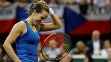 Barbora Strýcová ve fedcupovém finále