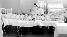 Porodnice na praské tvanici (leden 1947)