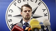 éf praských policist Jan Ptáek hovoí na tiskové konferenci Policie R k...