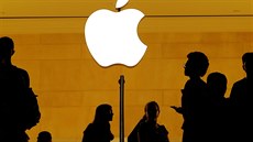 Logo spolenosti Apple v New Yorku (1. srpna 2018)