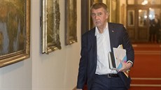 Premiér Andrej Babi pichází na jednání vlády. (14. 11. 2018)