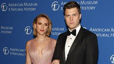 Scarlett Johanssonová a Colin Jost (New York, 15. listopadu 2018)