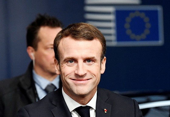 Francouzský prezident Slunce Emmanuel Macron.