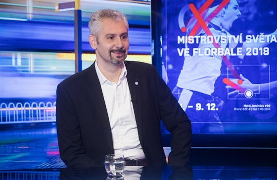 Prezident eského florbalu Filip uman v diskusním poadu Rozstel. (29....