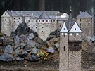 V miniaturparku Boheminium v Marinskch Lznch vystavuj i model loketskho...