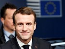 Francouzský prezident Emannuel Macronna summitu Evropské unie o brexitu (25....