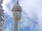 Celkem 156 metr vysoká radiová a televizní v Sneanka v prvním kruhu ve...