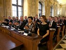 Markéta Vaková z ODS (v popedí) byla na ustavujícím zasedání nového...