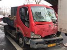 Nehoda dvou nkladnch aut komplikuje dopravu na Strakonick v Praze...