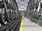 SDC pedstavila návrh nové podoby elezniního mostu na praské Výtoni...