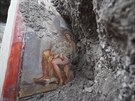 Archeologové nali v Pompejích smyslnou fresku Lédy s labutí (20....