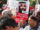 V Tunisu vypískali kvli vrad novináe saúdského korunního prince (28.11.2018)