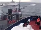 Zmákni ho, k***a! Ruská posádka narazila do ukrajinské lodi