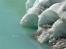 Jako vechny alpské ledovce je vlivem klimatických zmn i ten Aletschský asi od...