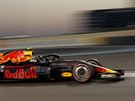 Max Verstappen z Red Bullu bhem tréninku na Velkou cenu Abú Zabí