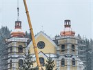 Poutní kostel v Neratov má nové bán (22. 11. 2018).