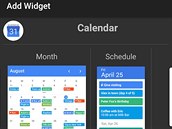 Widget Drawer přináší zajímavý způsob práce s widgety.