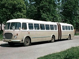 Prototyp kloubového autobusu Škoda 706 RTO-K, vůz byl vyroben pouze v tomto...