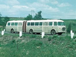 Prototyp kloubového autobusu Škoda 706 RTO-K, vůz byl vyroben pouze v tomto...