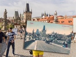 Na první pohled to možná může vypadat, že se Praha za 100 let moc nezměnila,...
