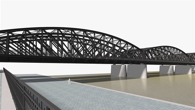 SŽDC představila návrh nové podoby železničního mostu na pražské Výtoni (28.11.2018)