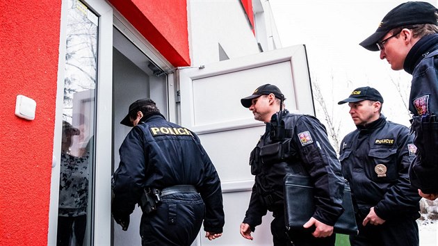 Policejní kontroly na ubytovně v Rychnově nad Kněžnou