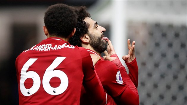 Mohamed Salah slav gl za Liverpool