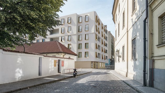 V Invest představil novou podobu domu od Zdeňka Fránka v ulici U Milosrdných.