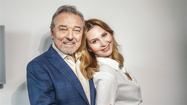 Karel Gott a jeho manželka Ivana Gottová (2018)