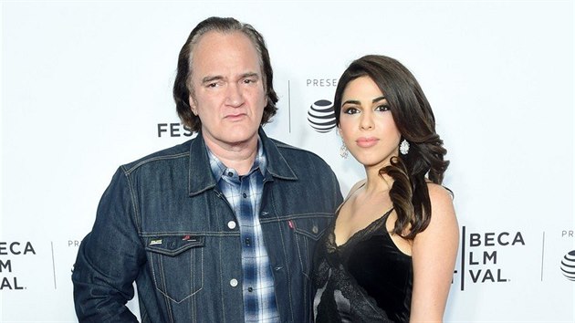 Quentin Tarantino a Daniella Pickov (New York, 28. dubna 2017)