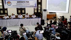 Stedení tisková konference indonéské Národní komise pro bezpenost dopravy,...