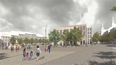 Nově zřízený útvar architekta se bude mimo jiné zabývat i rekonstrukcí Masarykova náměstí. Magistrát nedávno uspořádal soutěž na jeho možnou budoucí přeměnu. Na vizualizaci je návrh pražského MCA ateliéru, který v soutěži zvítězil.