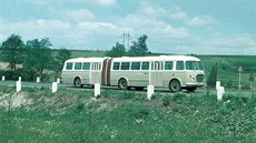 Prototyp kloubového autobusu koda 706 RTO-K, vz byl vyroben pouze v tomto...