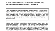 Mstsk ad v ernoicch u Prahy zahjil sprvn zen s premirem Andrejem Babiem (29. 11. 2018).