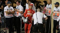 Sebastian Vettel dojel kvalifikaci formule 1 v Abú Zabí na tetím míst