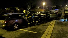 Dopravní nehoda v Jiní ulici v Hradci Králové (21. 11. 2018)