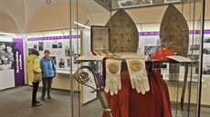 V mázhausu plzeské radnice je umístna expozice vnovaná kardinálu Josefu...