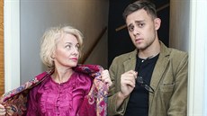 Veronika �ilková a její syn Vincent Navrátil (23. listopadu 2018)