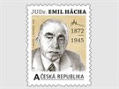 Nová potovní známka s portrétem eskoslovenského prezidenta Emila Háchy