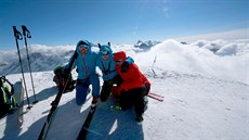 Putování po Haute Route, slavné cest mezi francouzským stediskem Chamonix a...